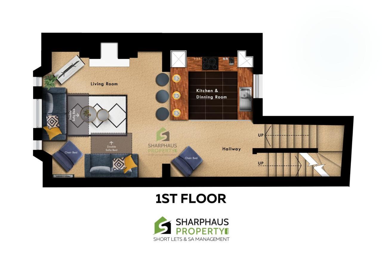 Charming Luxury 3Bed Apartment In A Prime Location By Sharphaus Short Lets & Serviced Accommodation Management Hove Extérieur photo